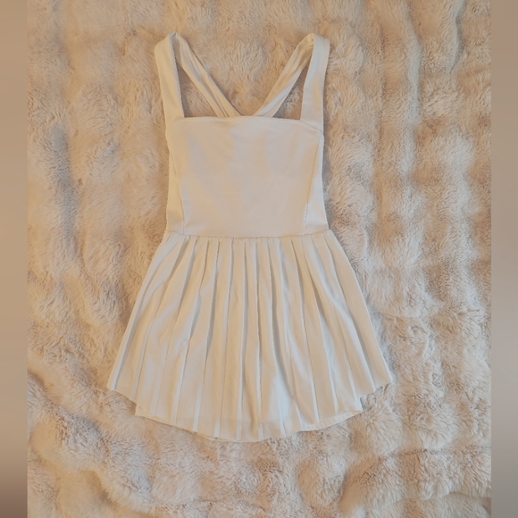 Varley Carina Dress In Bright White Size Small - Picture 8 of 16